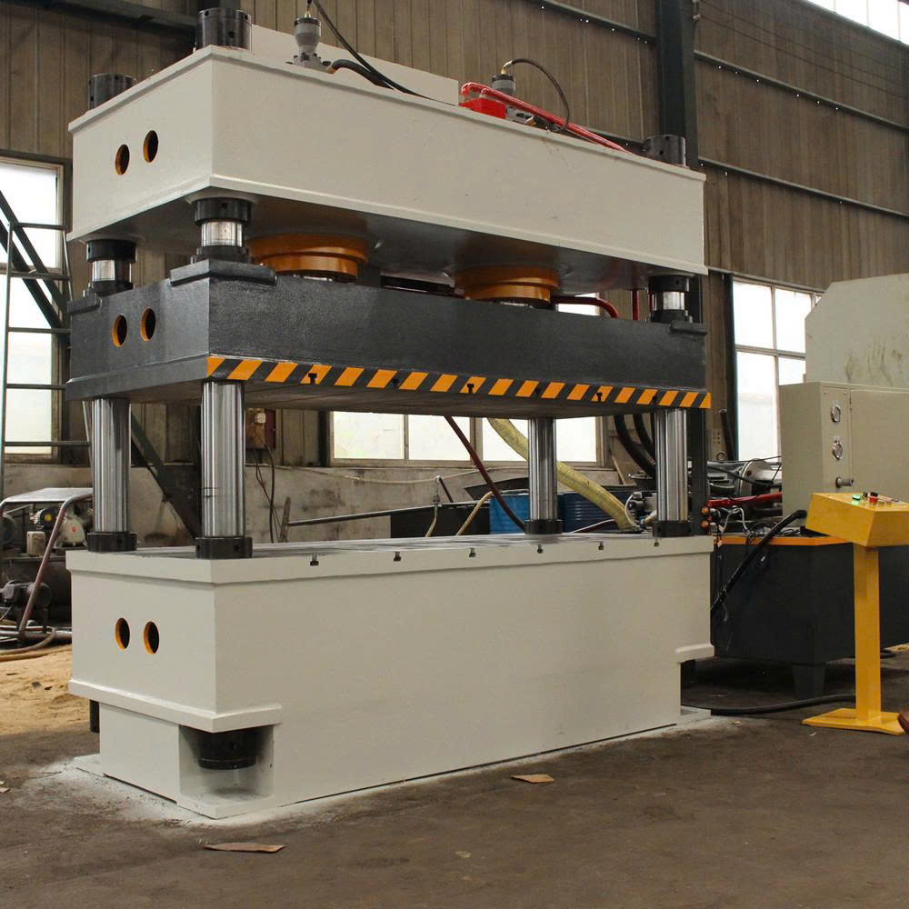 Máy ép thủy lực 4 trụ loại cho gạch kim loại màu - ảnh 4