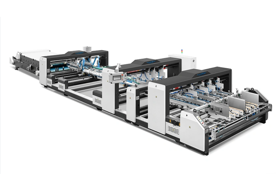 Máy dán thùng carton 2 mảnh tự động - ảnh 1