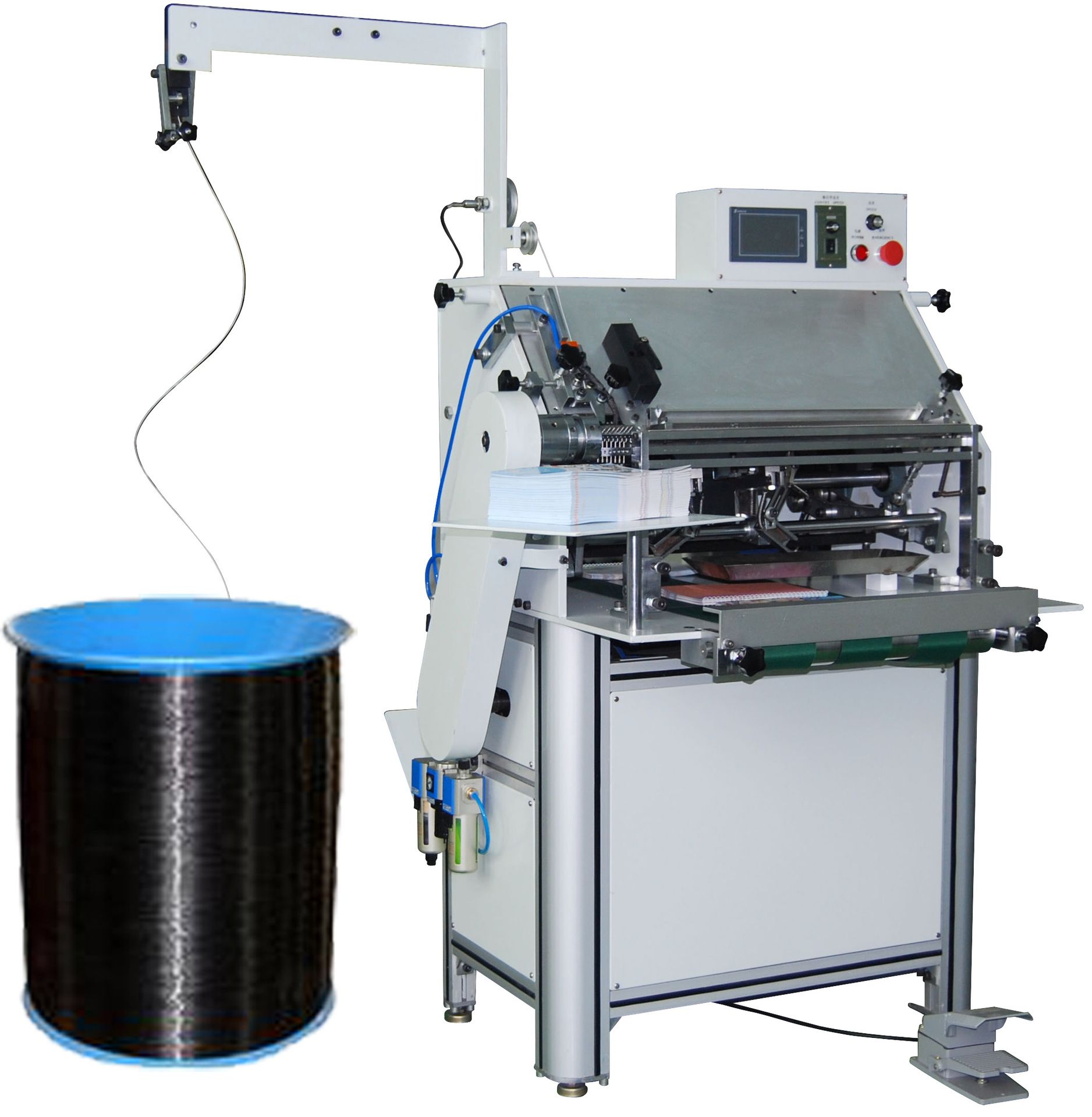 Máy làm sổ lò xo xoắn HB-450 - ảnh 1