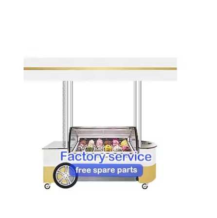 Xe đẩy bán kem ICE CREAM CART SUNNY 12