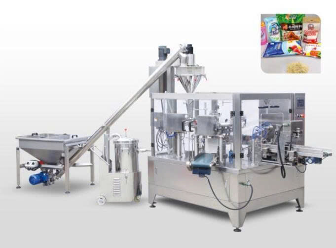 Máy đóng gói quay cho nguyên liệu dạng bột