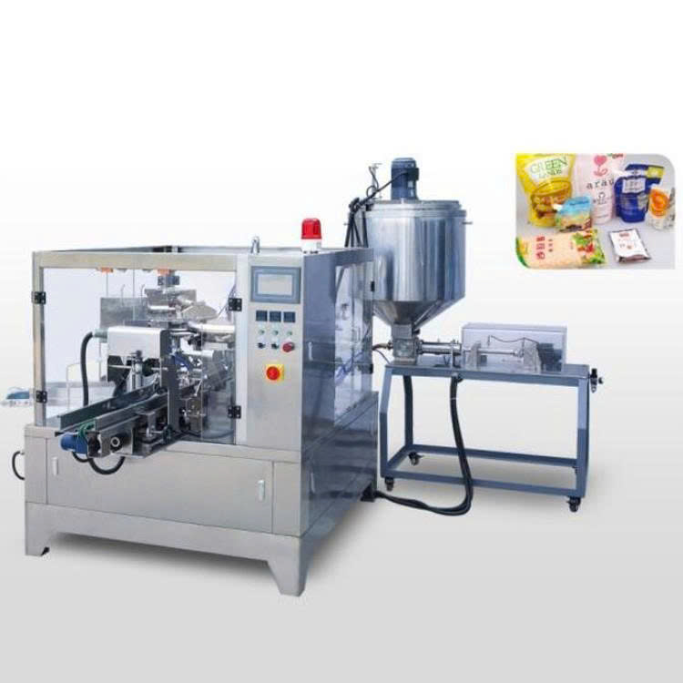 Máy đóng gói quay cho nguyên liệu dạng lỏng