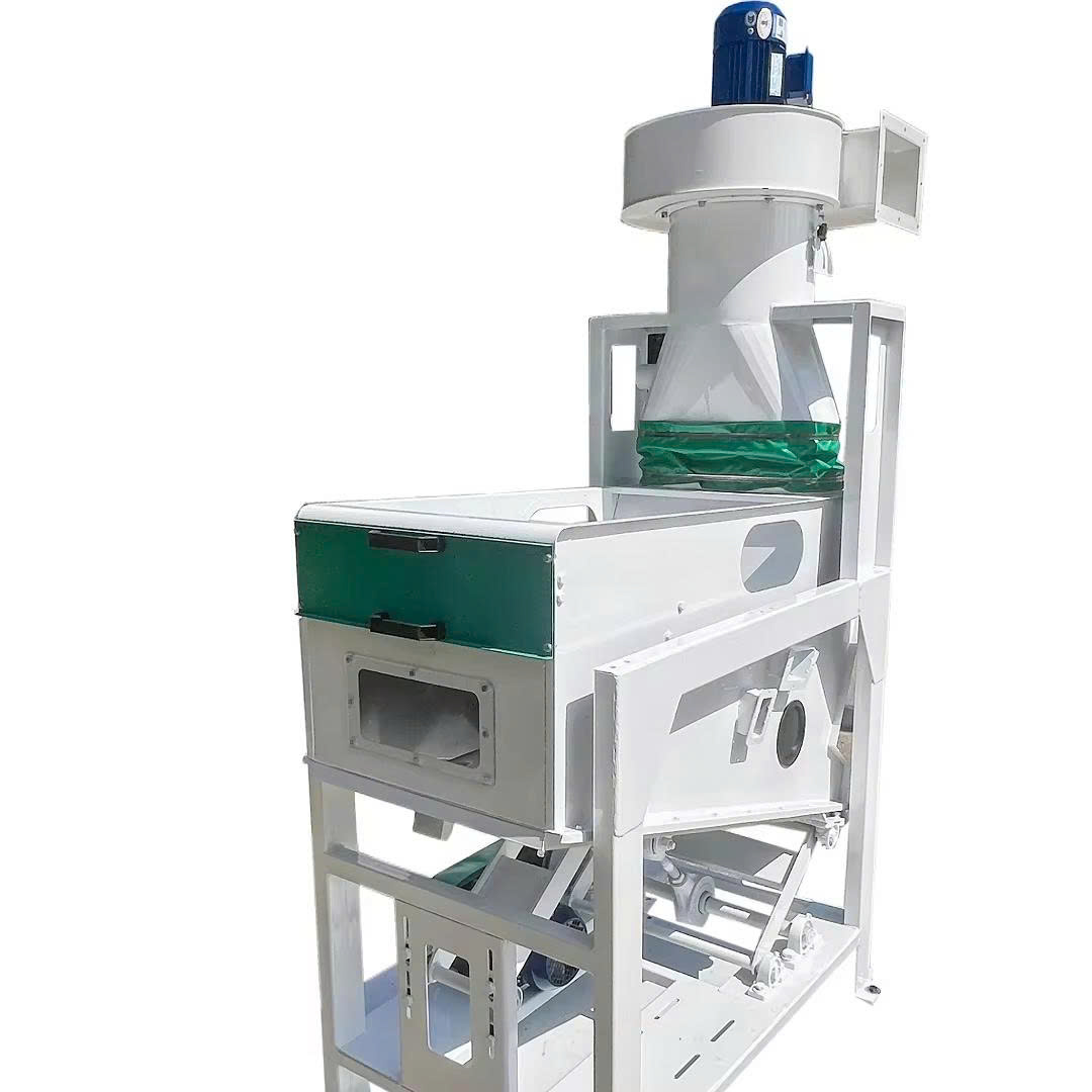 Máy làm sạch và tách đá thóc kết hợp