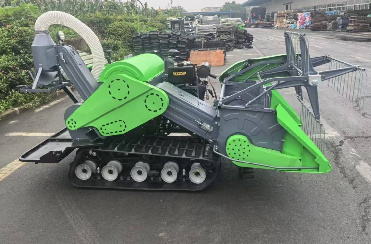 Máy gặt đập liên hợp HK-1.4 Blue (Xích 40 cm)