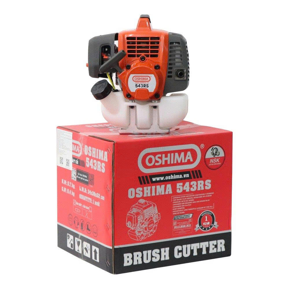 Máy Cắt Cỏ 1.65KW Cam Xám 2 Thì OSHIMA 543RS 