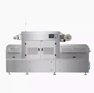 Máy đóng gói hút chân không dạng khay kiểu tuyến tính HVT-350AZ