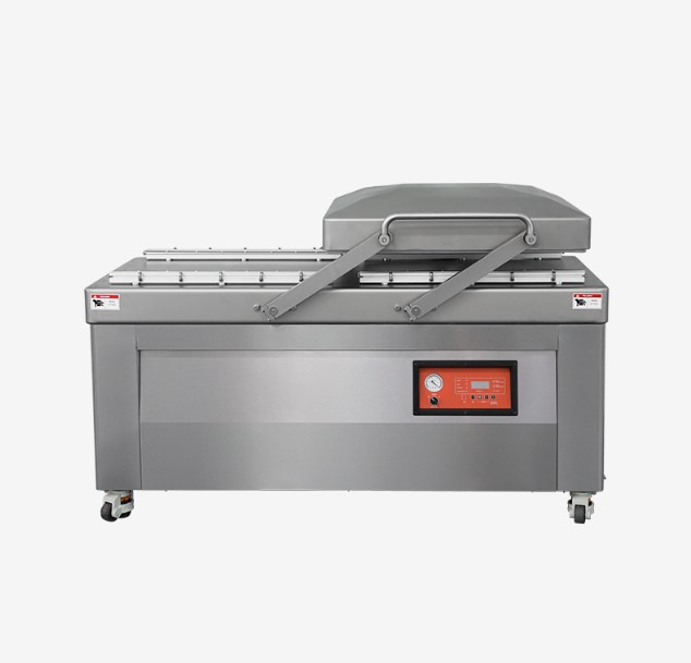 Máy đóng gói hút chân không và bơm khí hai buồng Hualian HVC-720S-2B-G
