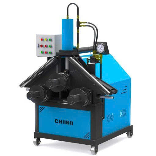 Máy uốn ba trục thủy lực ø114 MO-114