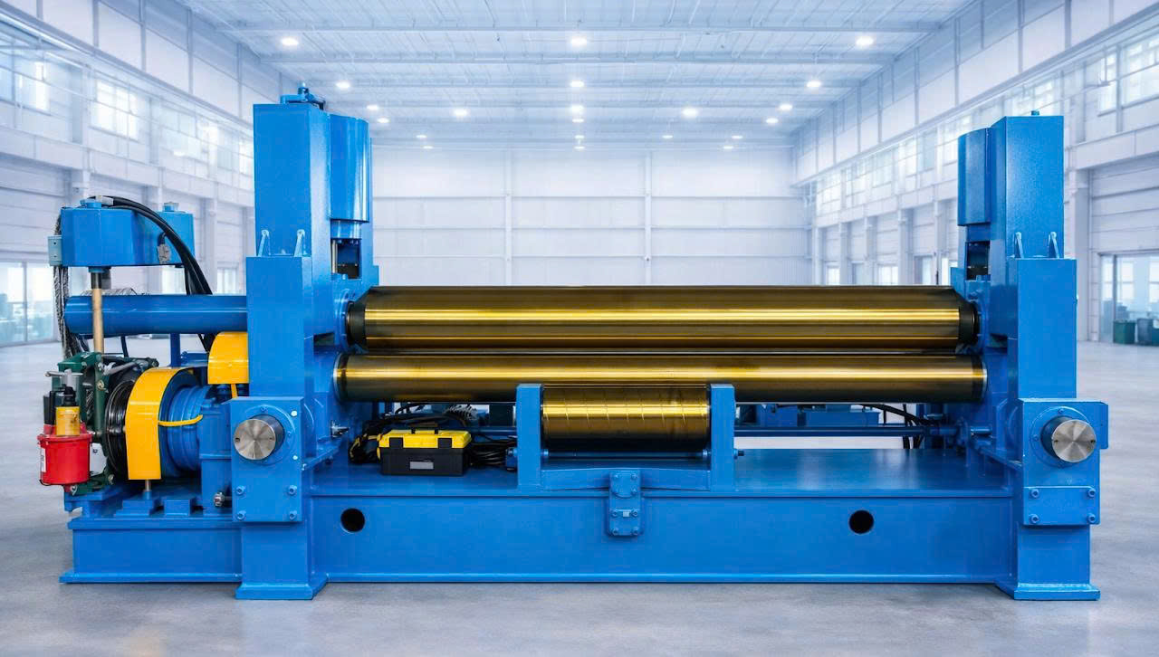 Máy lốc tôn thủy lực