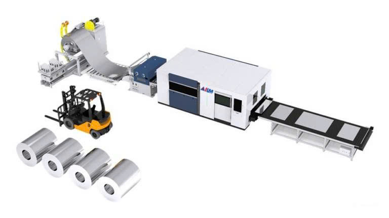 Dây Chuyền Cấp Phôi Cho Máy Cắt Laser ILM