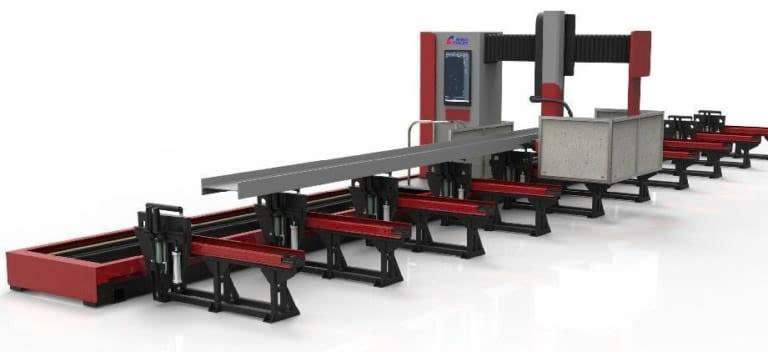 Máy cắt laser thép tấm – Máy cắt laser dầm H (Kết cấu thép)