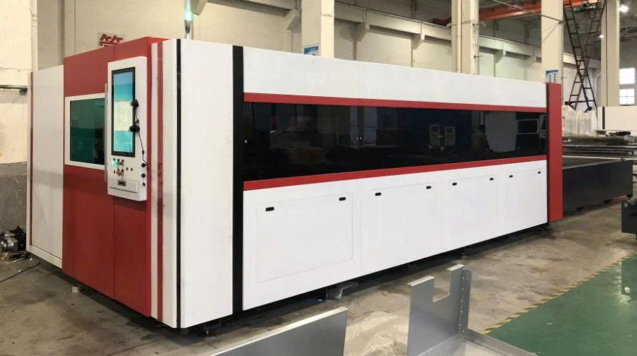 Máy Cắt Nhôm CNC 2 Bàn Chuyển Đổi (Máy Cắt Laser Nhôm Tấm)