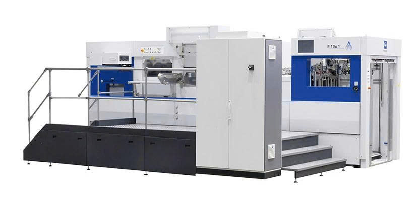 Máy dập nóng và cắt khuôn E106Y