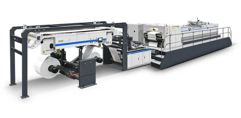 Máy cắt giấy xoay đôi thông minh D-150