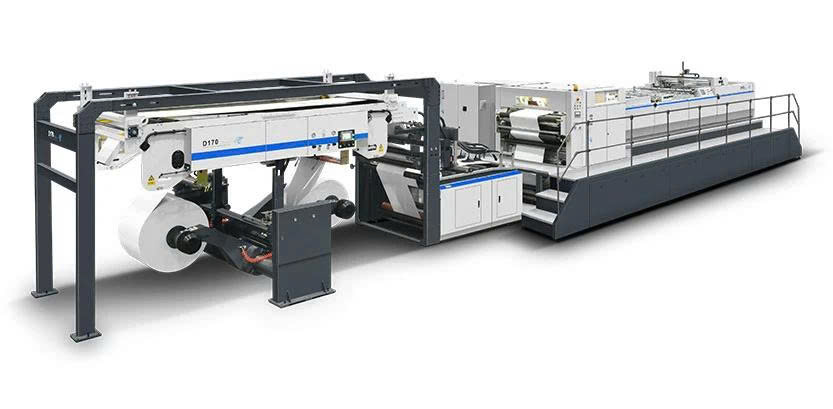 Máy cắt giấy xoay đôi thông minh D-170