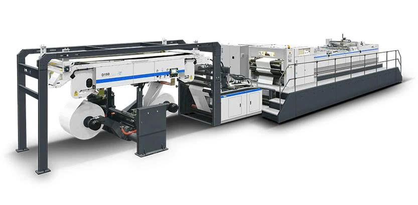 Máy cắt giấy xoay đôi thông minh D-190