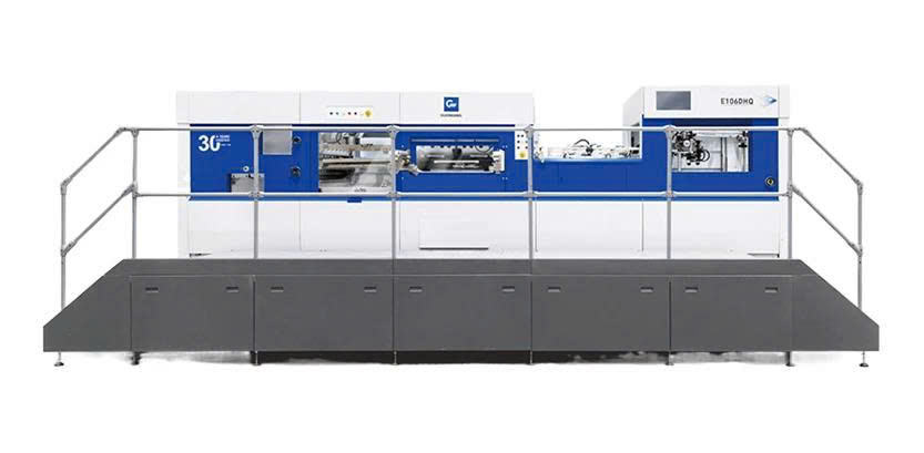 Máy cắt khuôn nhiệt hạng nặng E106DHQ với chức năng loại bỏ một phần phế liệu (lực ép mạnh 600 tấn)