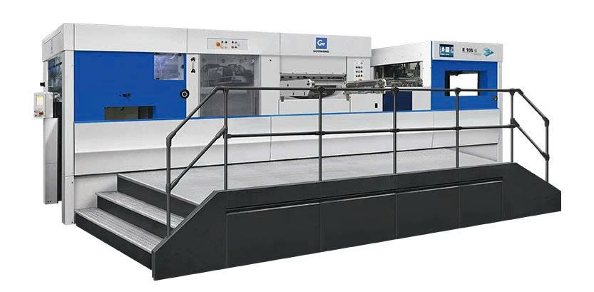Máy cắt khuôn tự động E106Q có chức năng bóc tách