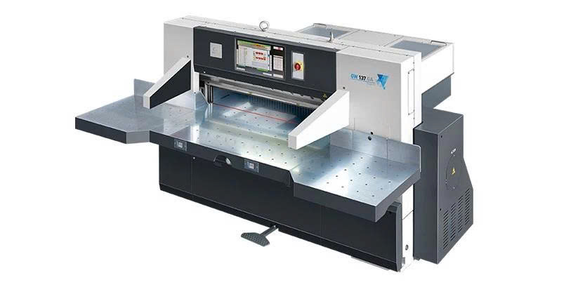 Máy cắt giấy bóc tách phế liệu GW137GA