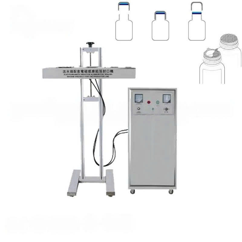 Máy dán màng nhôm tự động dùng công nghệ cảm ứng cho chai XT-2000A