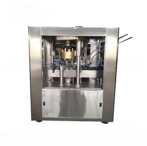 Máy ghép mí lon tự động hoàn toàn tốc độ cao 4 đầu, tốc độ ghép đạt từ 80 đến 250 lon/phút
