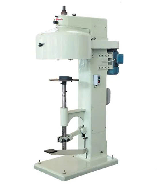 Máy viền mí lon kim loại loại dày, bán tự động và không xoay lon XT-FGJ100C