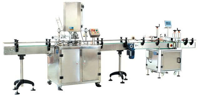 Máy tự động viền mí và dán nhãn lon XT-FGJ100E