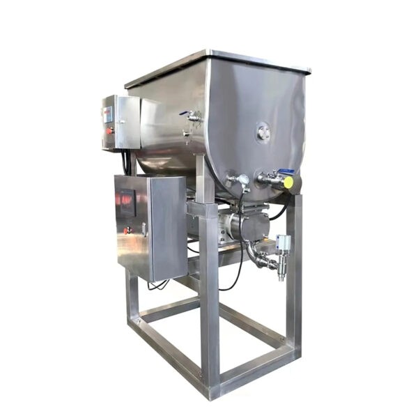 Máy chiết rót bơm cánh thùy động cơ servo bồn chữ U có gia nhiệt 1 vòi Kolner KN-900