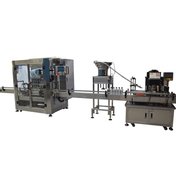 Dây chuyền chiết rót đóng nắp tự động (bơm piston, 6 đầu chiết) Kolner