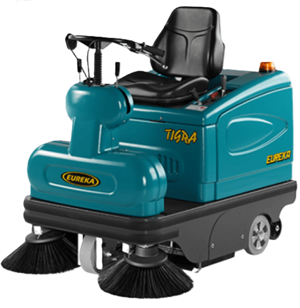 Xe quét rác ngồi lái Eureka Tigra 