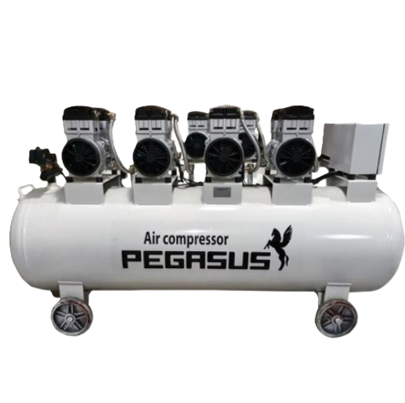 Máy nén khí không dầu, giảm âm Pegasus TM-OF1100X4-300L