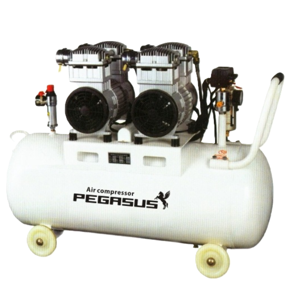Máy nén khí không dầu, giảm âm Pegasus TM-OF550-70L