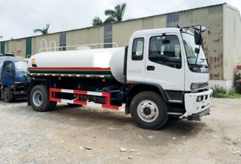 Xe phun nước rửa đường Isuzu 9 khối TV-0915 