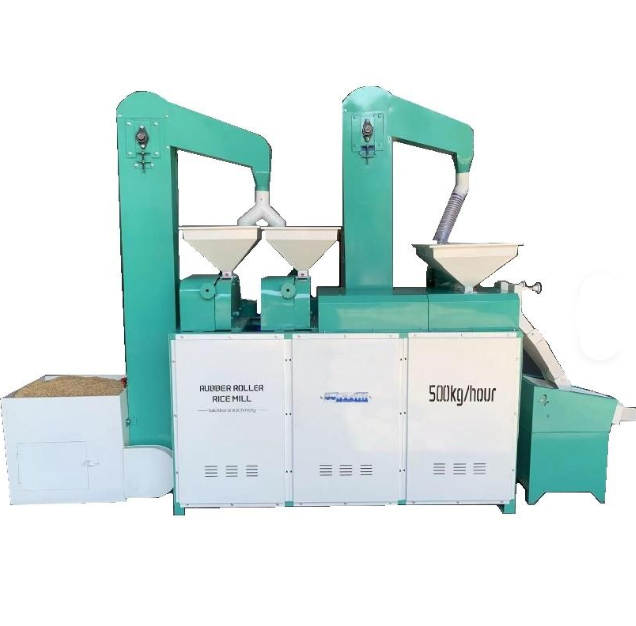 Máy xay xát gạo kết hợp con lăn cao su 500-600kg/giờ Pinyang PY-RHM2024  