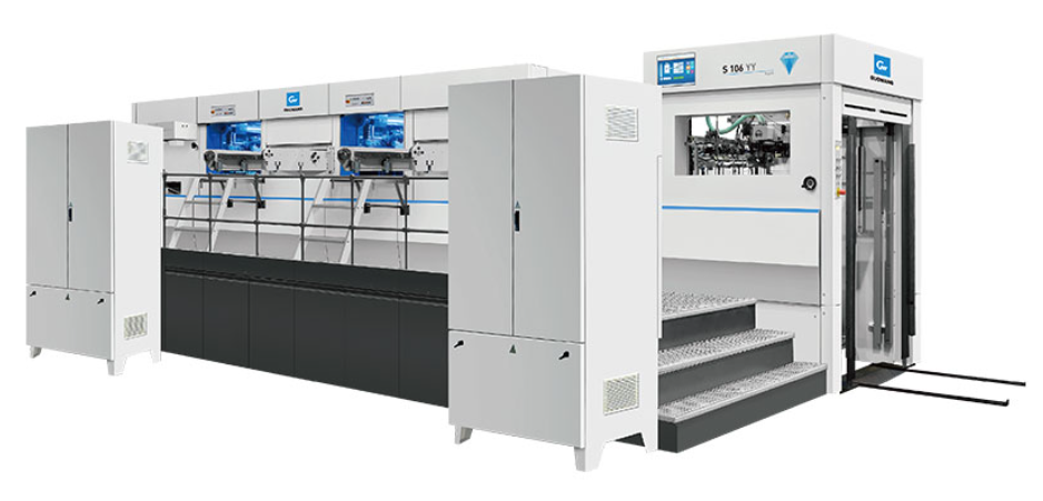 Máy bế ép nhũ 2 vùng làm việc Guowang S106DYDY