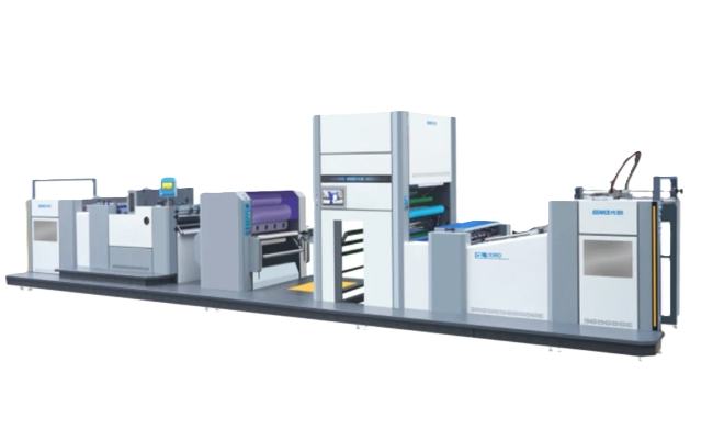 Máy cán màng tự động khử bột Guangming GL-1450