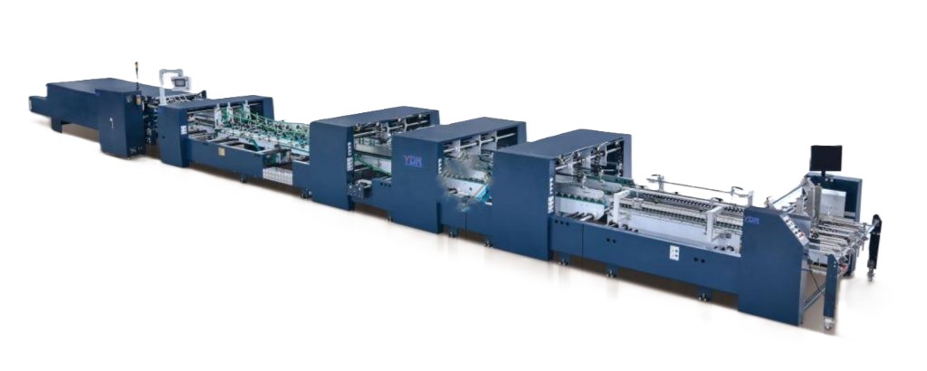 Máy dán hộp móc đáy tốc độ cao ZX-1650BTG