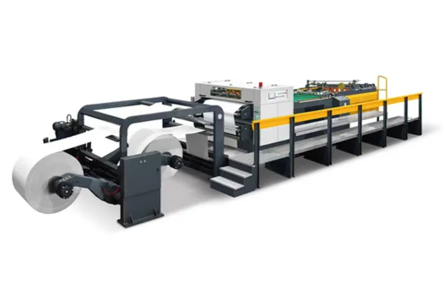 Máy cắt giấy cuộn ra tờ S140/170 (2 cuộn 1 dao quay) Guowang S140