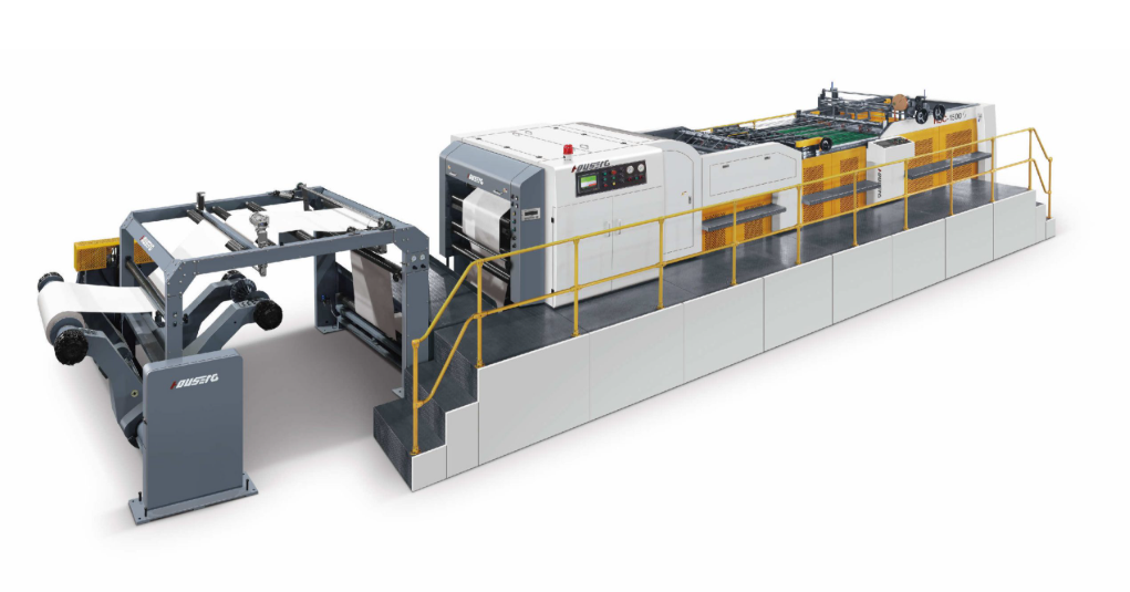 Máy cắt giấy cuộn 2 dao quay Haosheng HSC-1500S