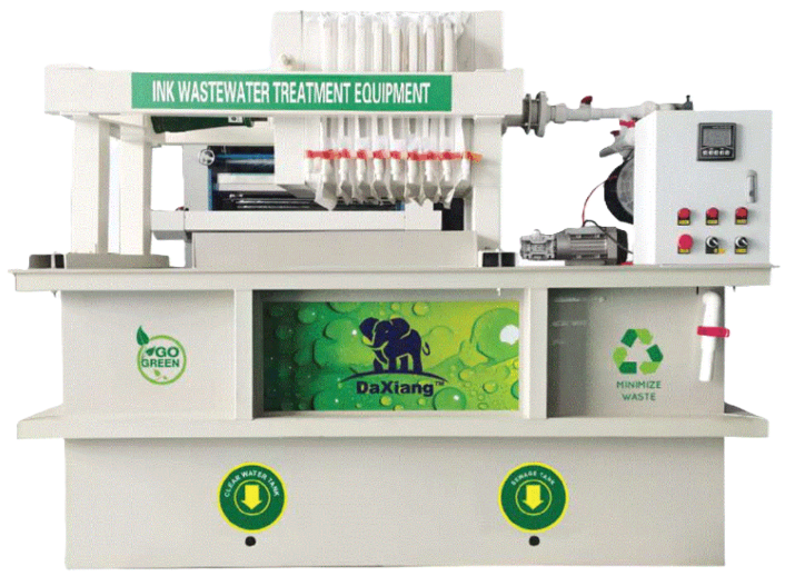 Máy xử lý mực thải (lọc nước có mực in) 