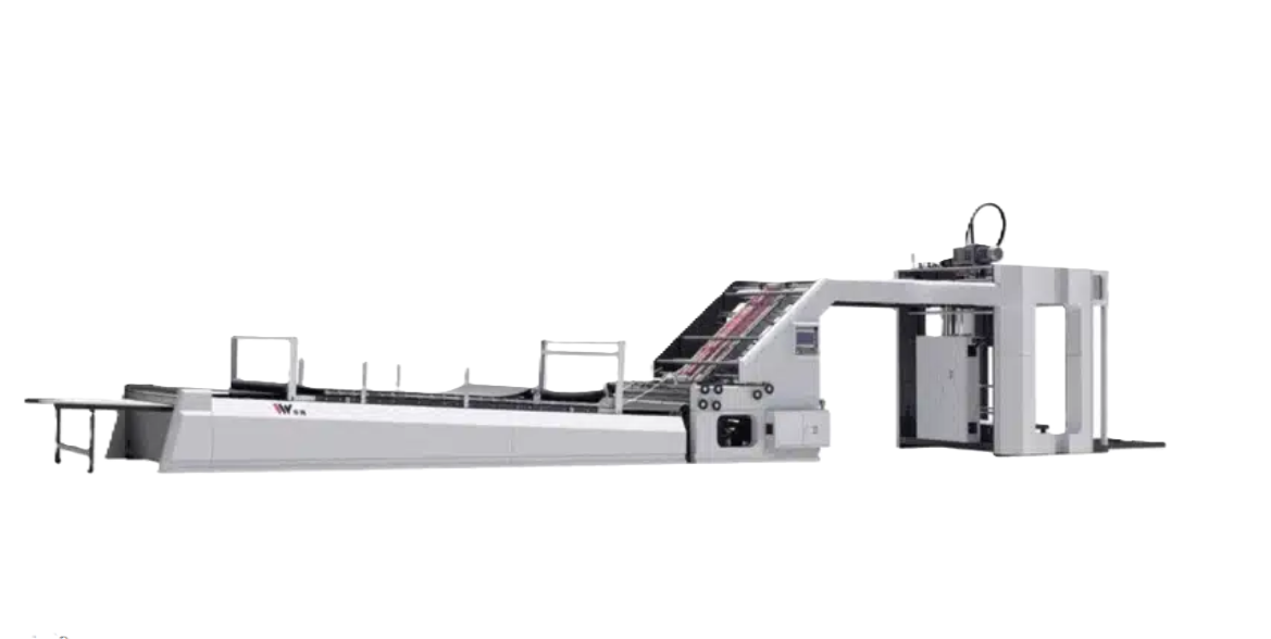 Máy bồi giấy sóng tự động khổ 1200 (Giấy với giấy và giấy với sóng) HW-1200