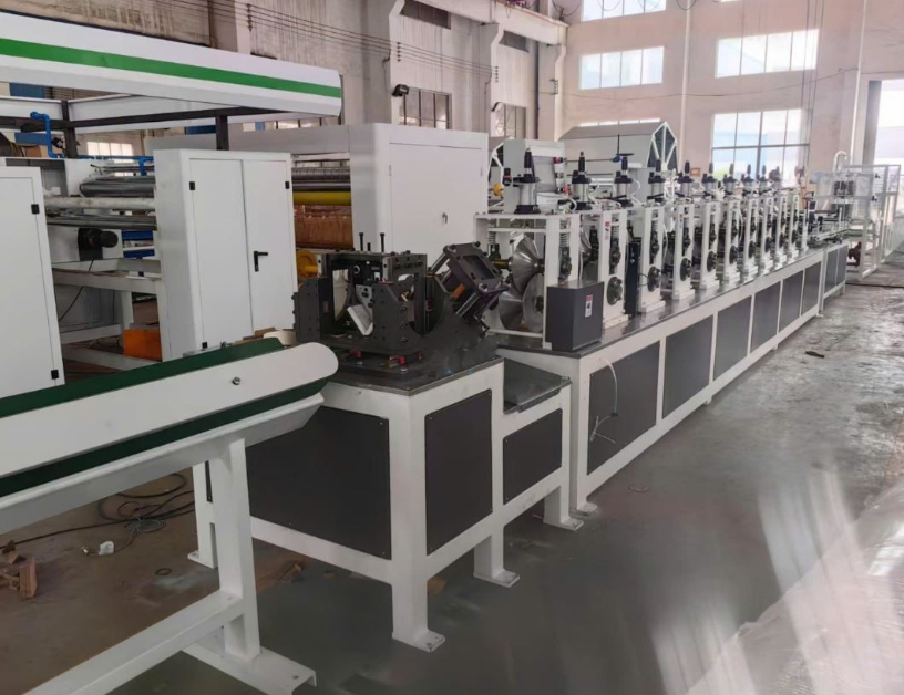 Máy làm nẹp góc bằng giấy (10 cụm lô ép) WJKG-10A