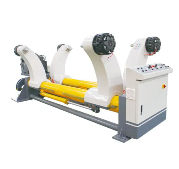 Chân nâng cuộn giấy lắp cho máy sóng, máy xả cuộn JD-CN1800