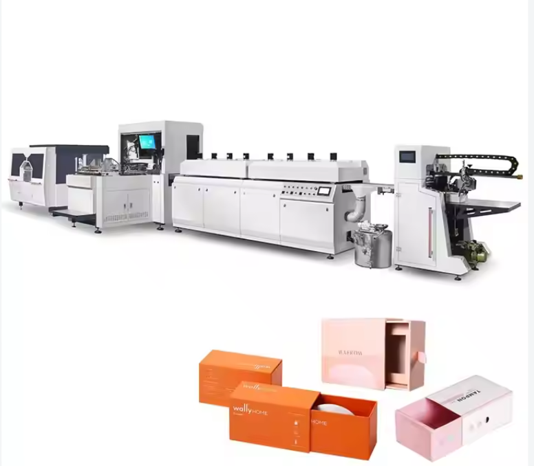 Máy làm hộp cứng hình ngăn kéo (Tự động) Sinwei QST-400Y 