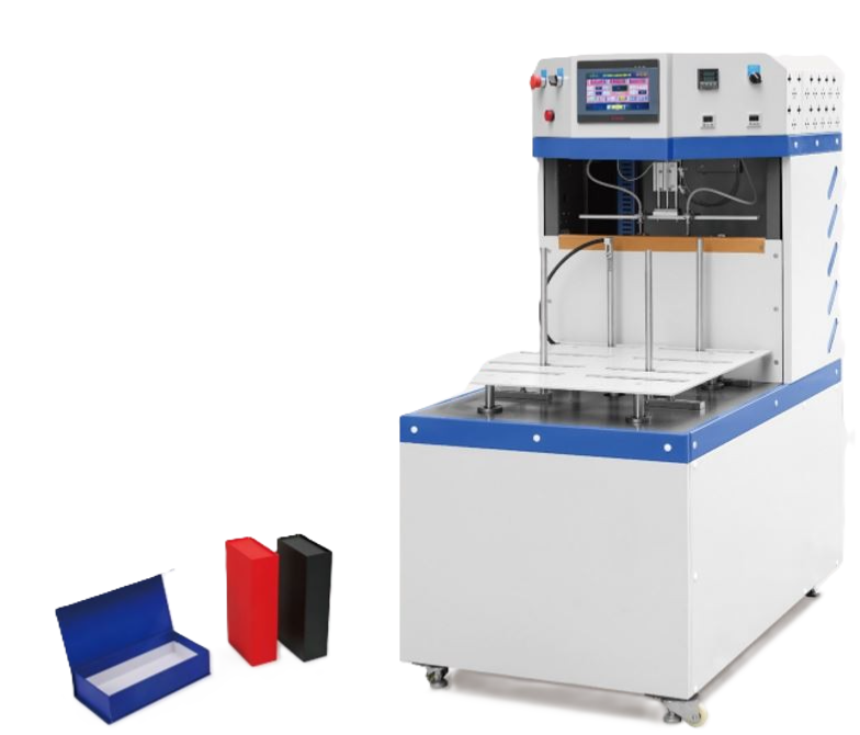 Máy dán miếng sắt hộp cứng (Bán tự động) WJ-500MS