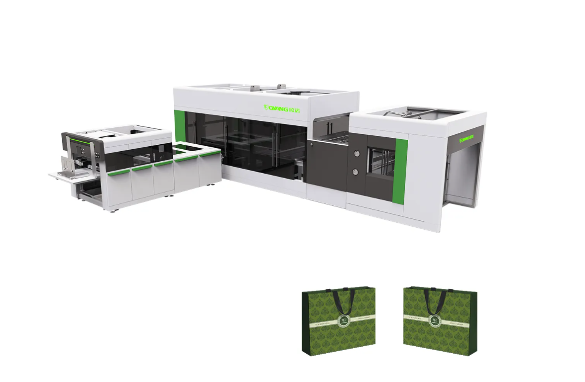 Máy làm túi giấy 3D tự động (Xỏ dây thành phẩm) 