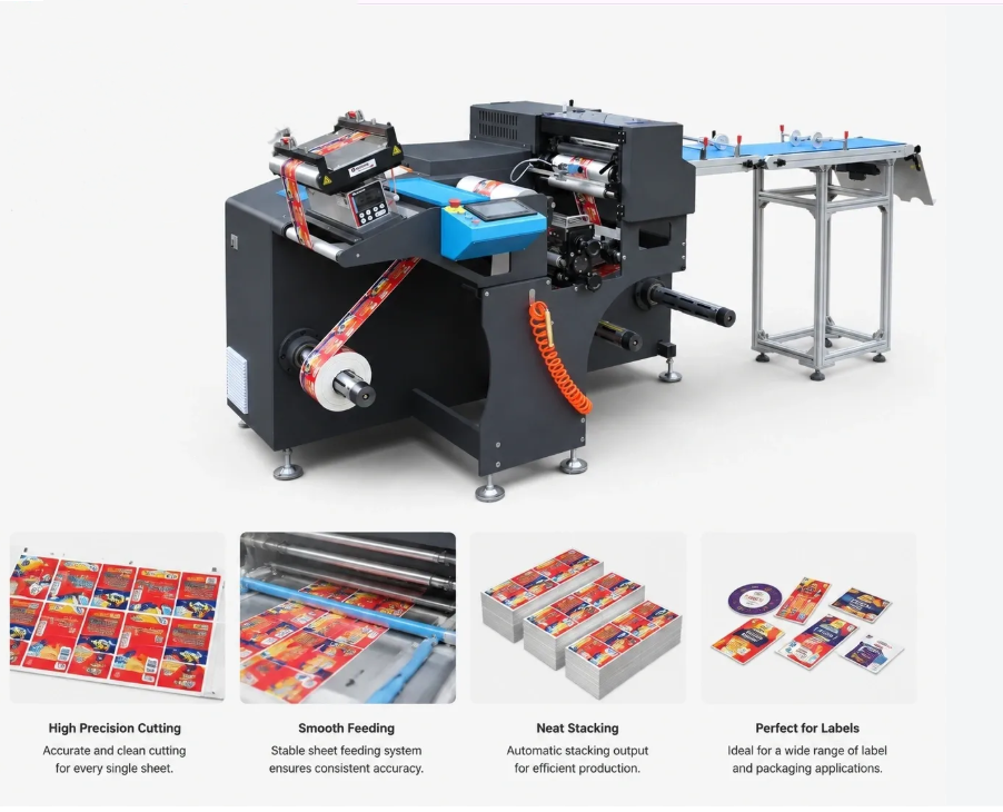 MÁY CẮT LABEL CUỘN RA TỜ SH350
