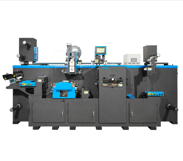 Máy in khử keo (Có chức năng bế + in flexo 1 màu)  FD350-S 