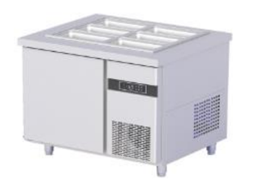 Bàn salad quạt gió 1 cánh inox BSQ.1MI960