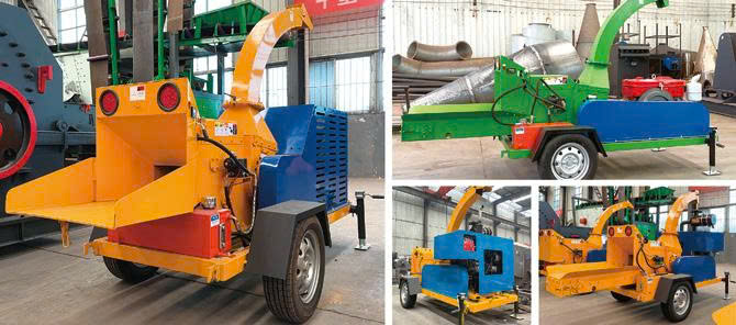 Máy băm cành cây sân vườn cỡ lớn di động HY-6130
